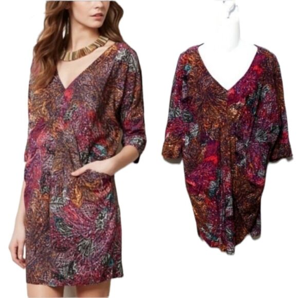 Anthropologie EDME & ESYLLTE Chromatique Pocket Dress M - Picture 1 of 7